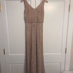 BHLDN Blush Beaded Gown